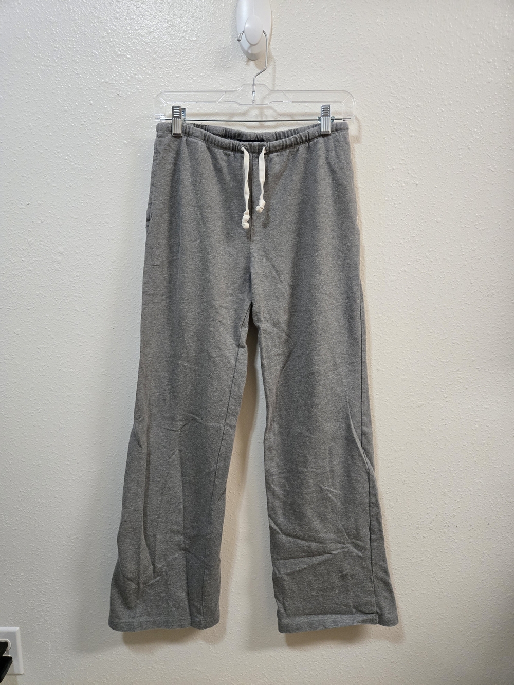 Brandy Melville Heather Gray Wide-Leg Joggers